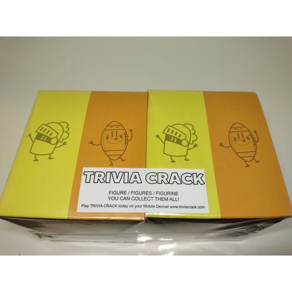 Trivia Crack Figure Pop New Sealed 2 Pack Small Mystery Figurines - Picture 4 of 4